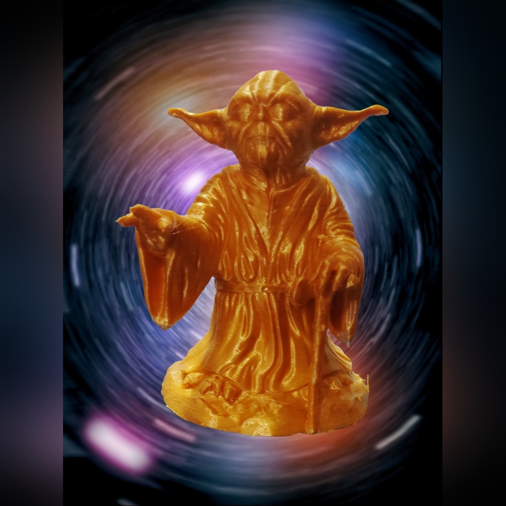 3D Printed Yoda Statue